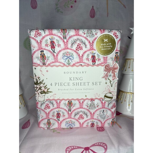 New Boundary Christmas Nutcracker King Sheet Set